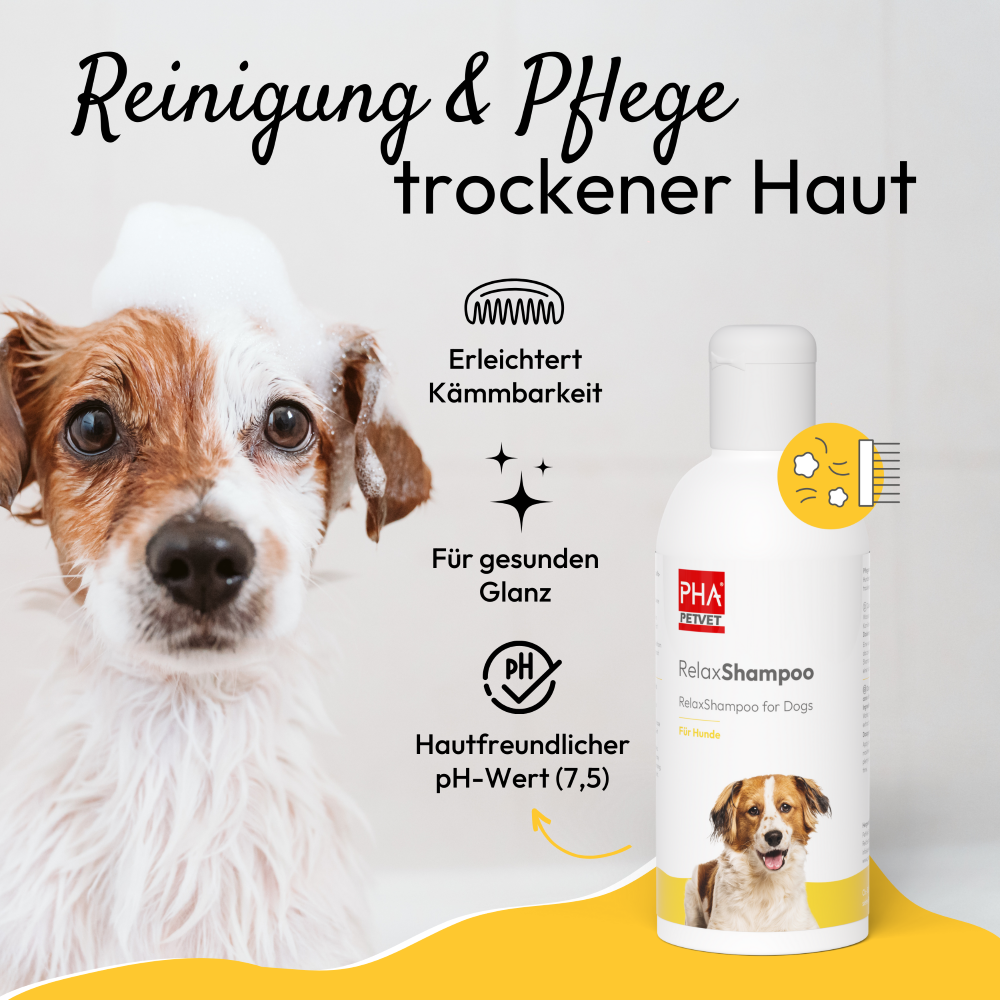 PHA - Relax shampoo til hunde - 250ml
