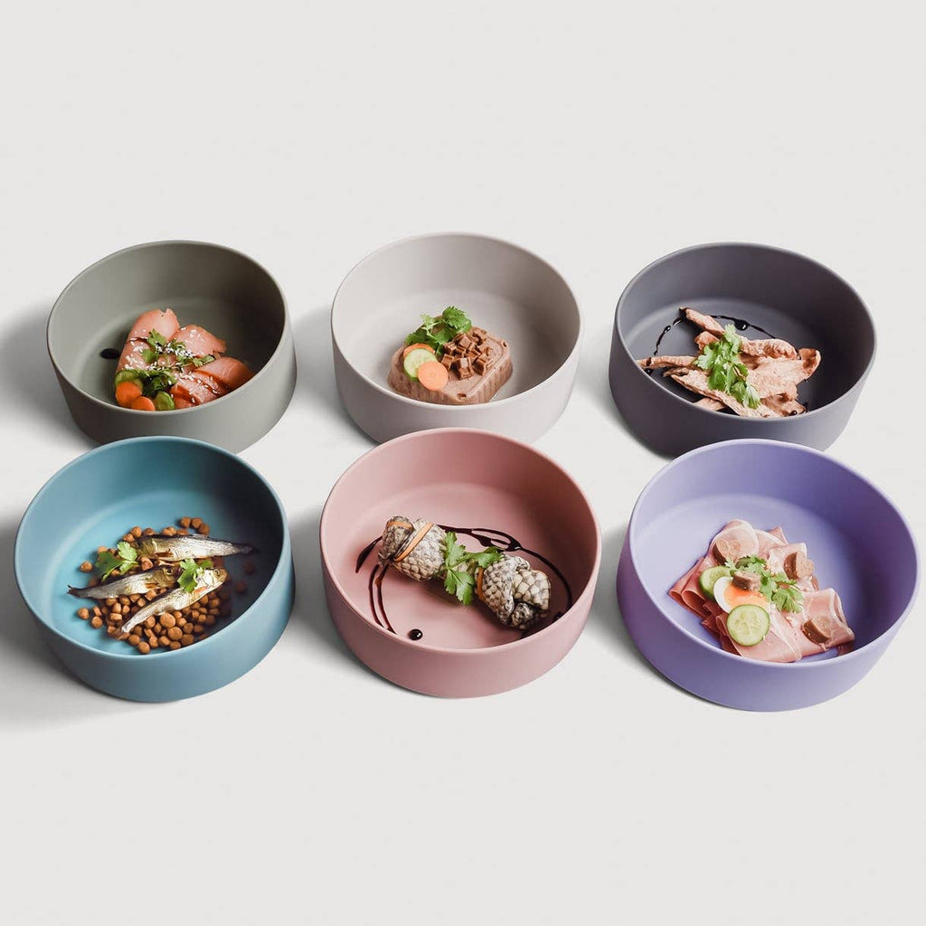 Ne&no® - Silikone-foderskål – Skridsikker – Lilla