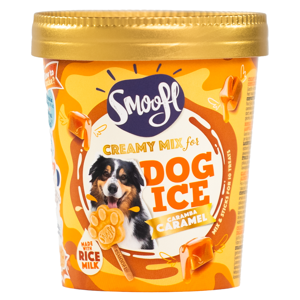Smoofl - Ismix til hundeis - Karamel