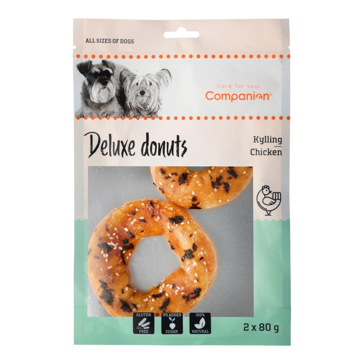 Companion - Deluxe Donuts m. Kylling 2x80g