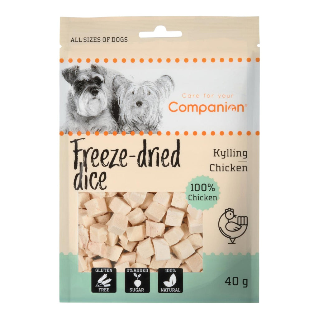 Companion - Godbidder - Frysetørret m. Kylling - 40g.