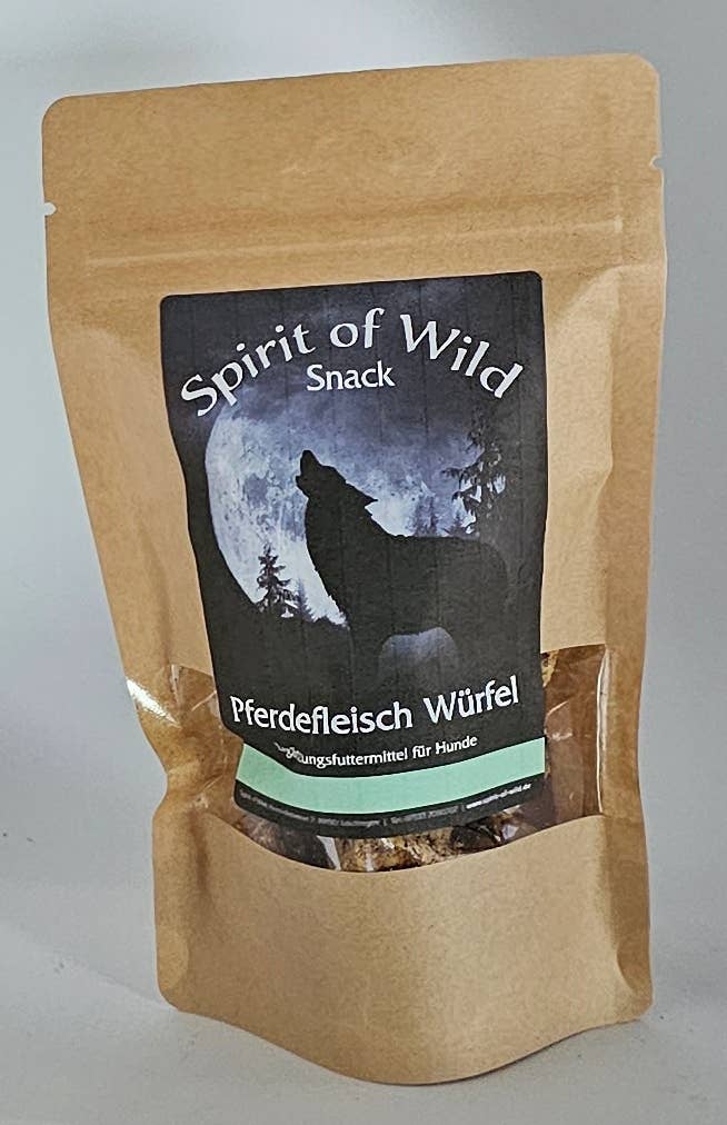 Spirit of Wild - Kødterninger m. Hest - Kornfri - 100g