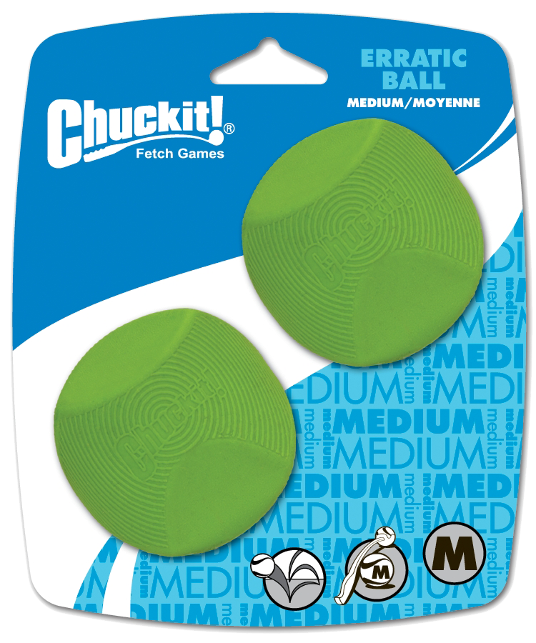 Chuck'it - Erratic Bold - M 6cm - 2-pak