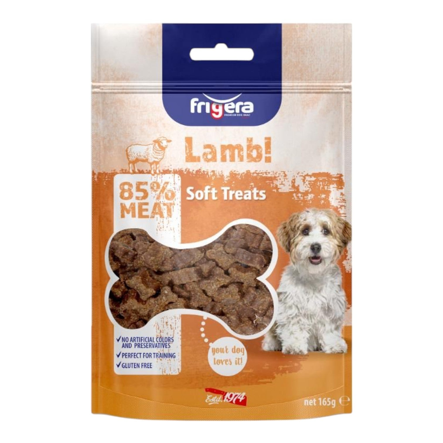Frigera - Semi Moist godbidder m. Lam High - 165g
