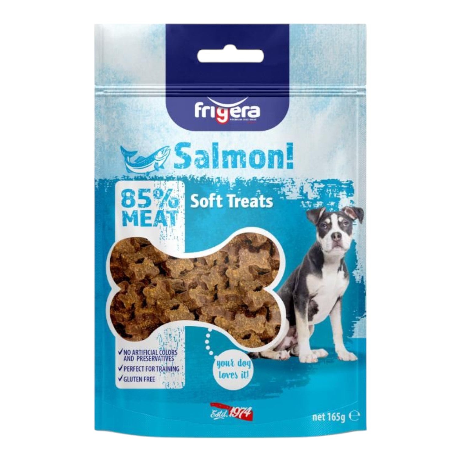Frigera - Semi Moist godbidder m. Laks High - 165g