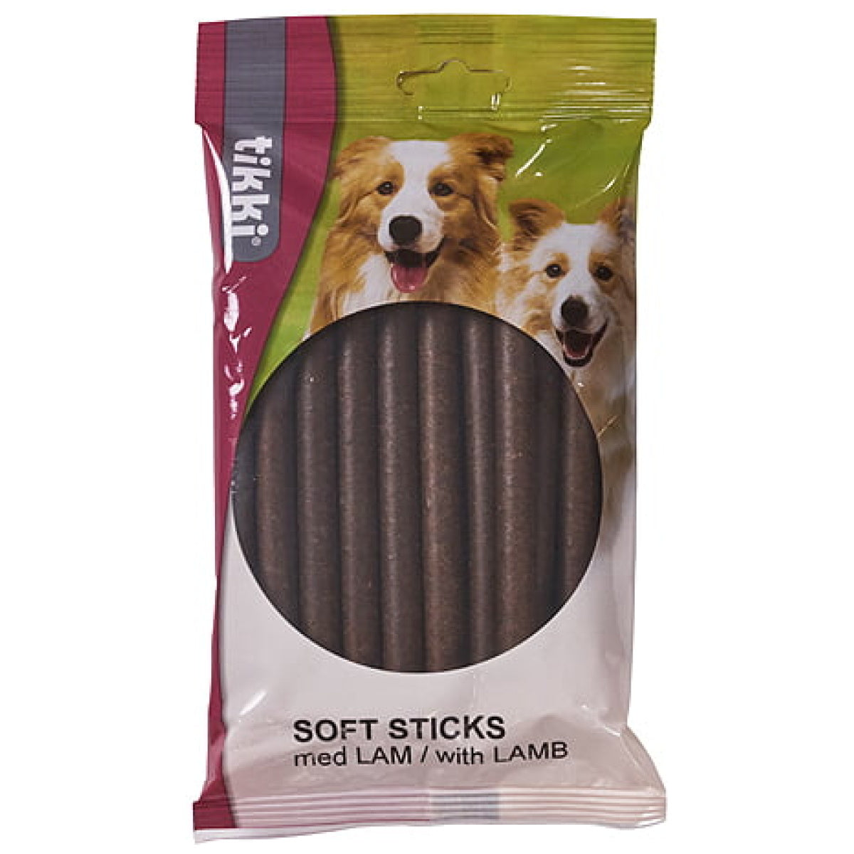 Tikki - Bløde Tyggeruller m. Lam 200g