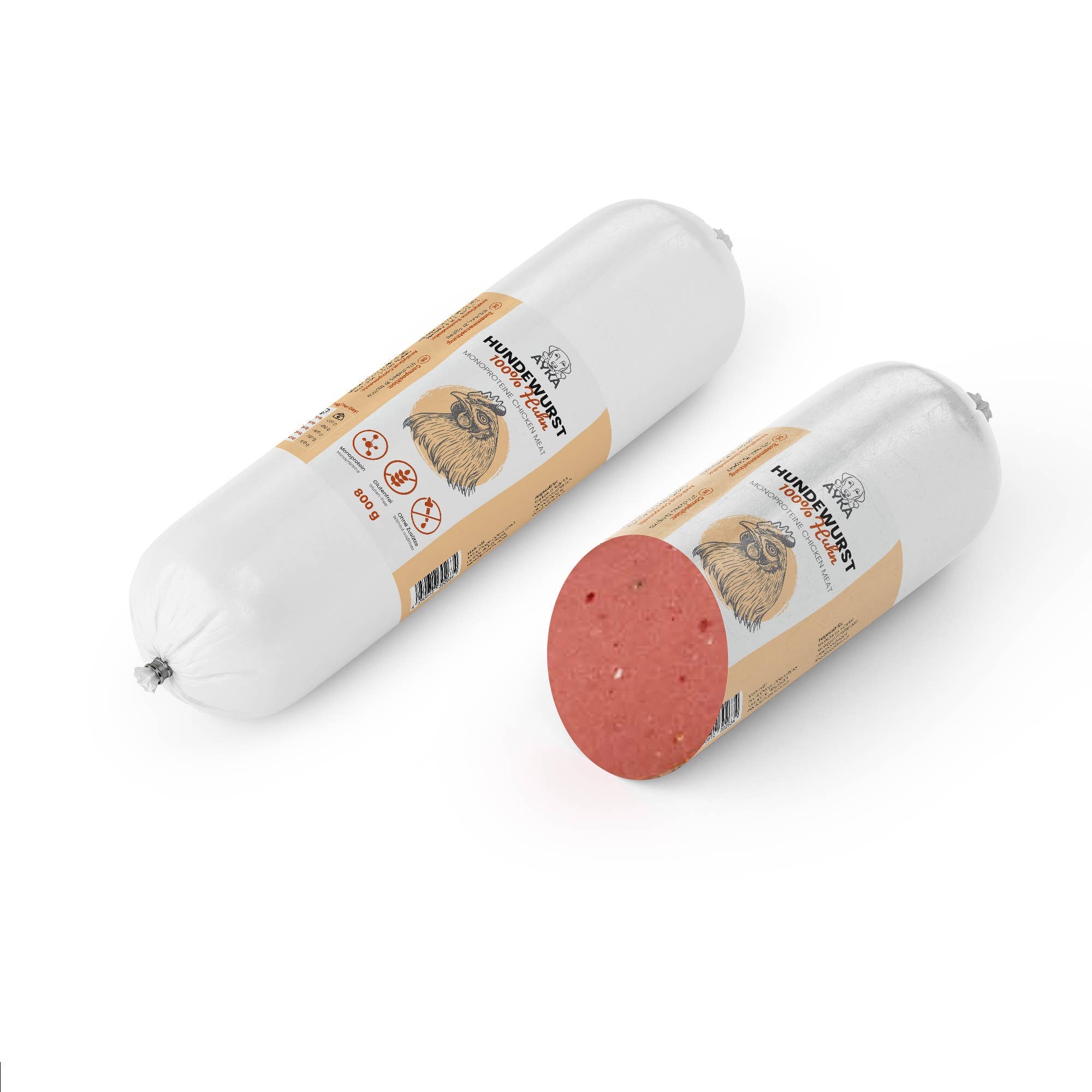 Ayka - Foderpølse m. Kylling 800g