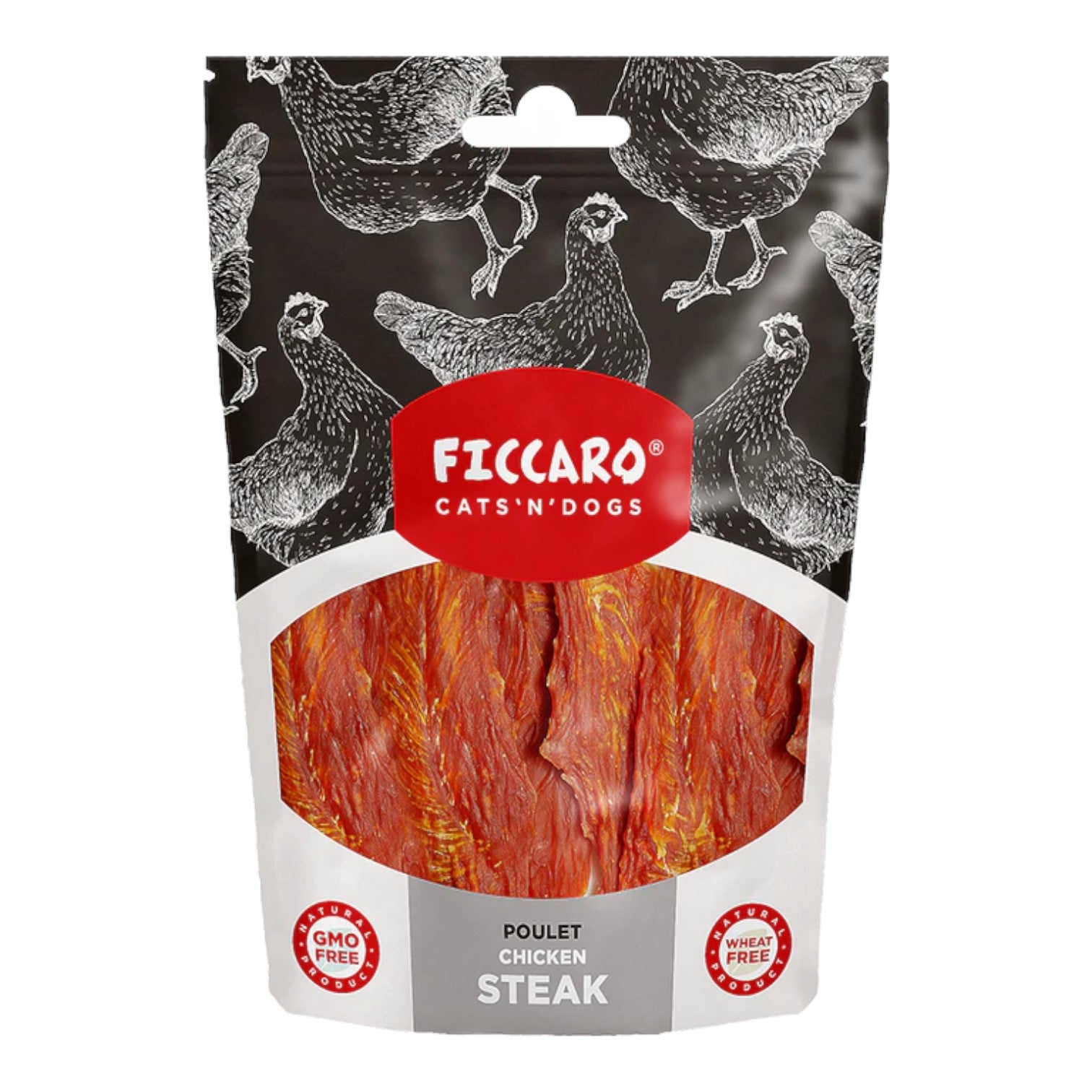 Ficcaro - Steaks m. Kylling - 100g