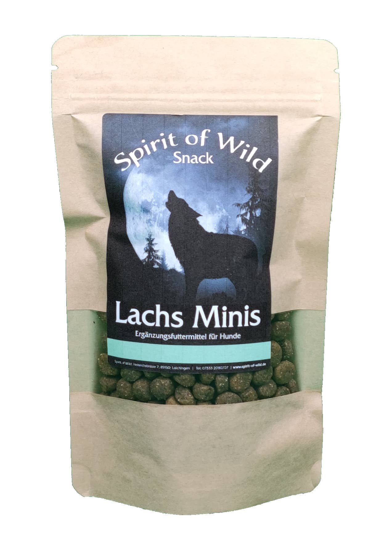 Spirit of Wild - Godbidder m. Laks Mini - Kornfri - 150g