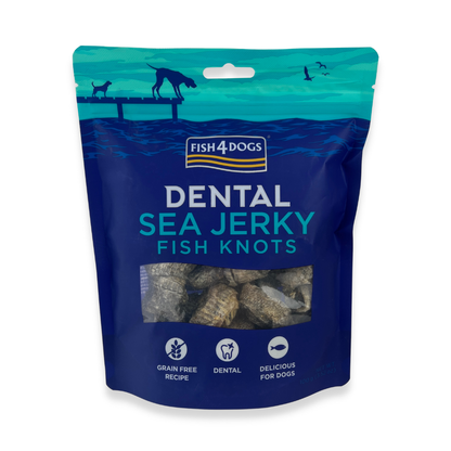 Fish4Dogs - Dental Sea Jerky - Fiske knuder 100g