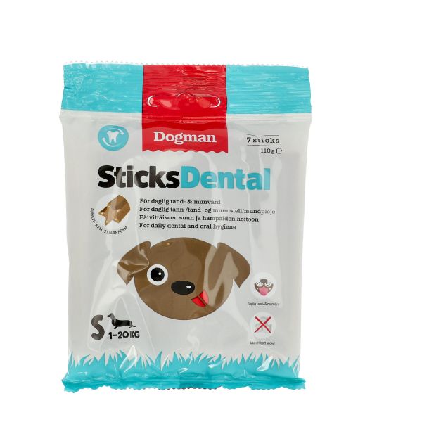 Dogman - Dental Sticks  110g - 7 stk. - Small