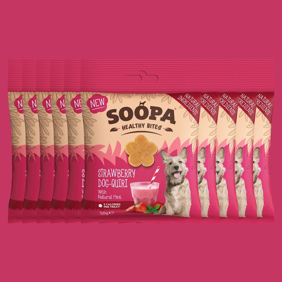 Soopa - Godbidder m. Jordbær & Kokos - 50g