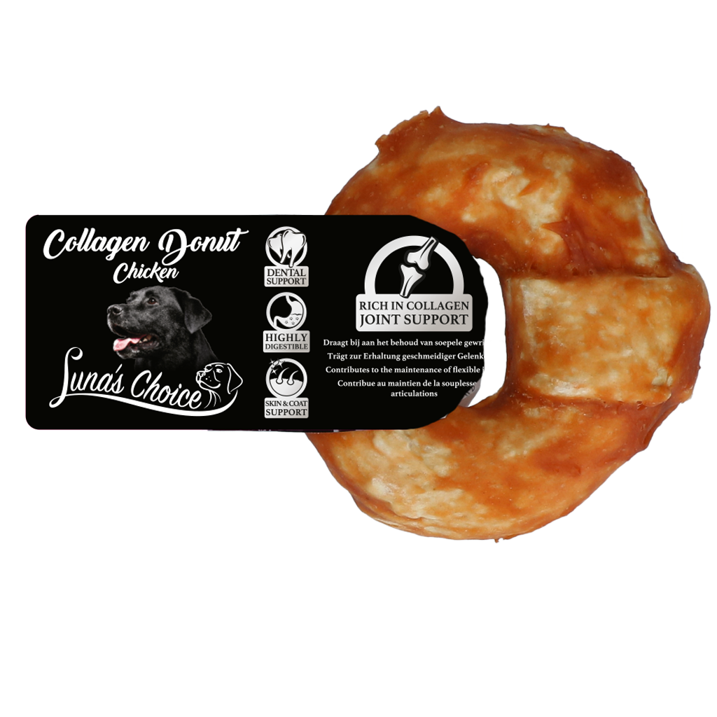 Luna's Choice - Tyggedonut m. Kylling & Collagen