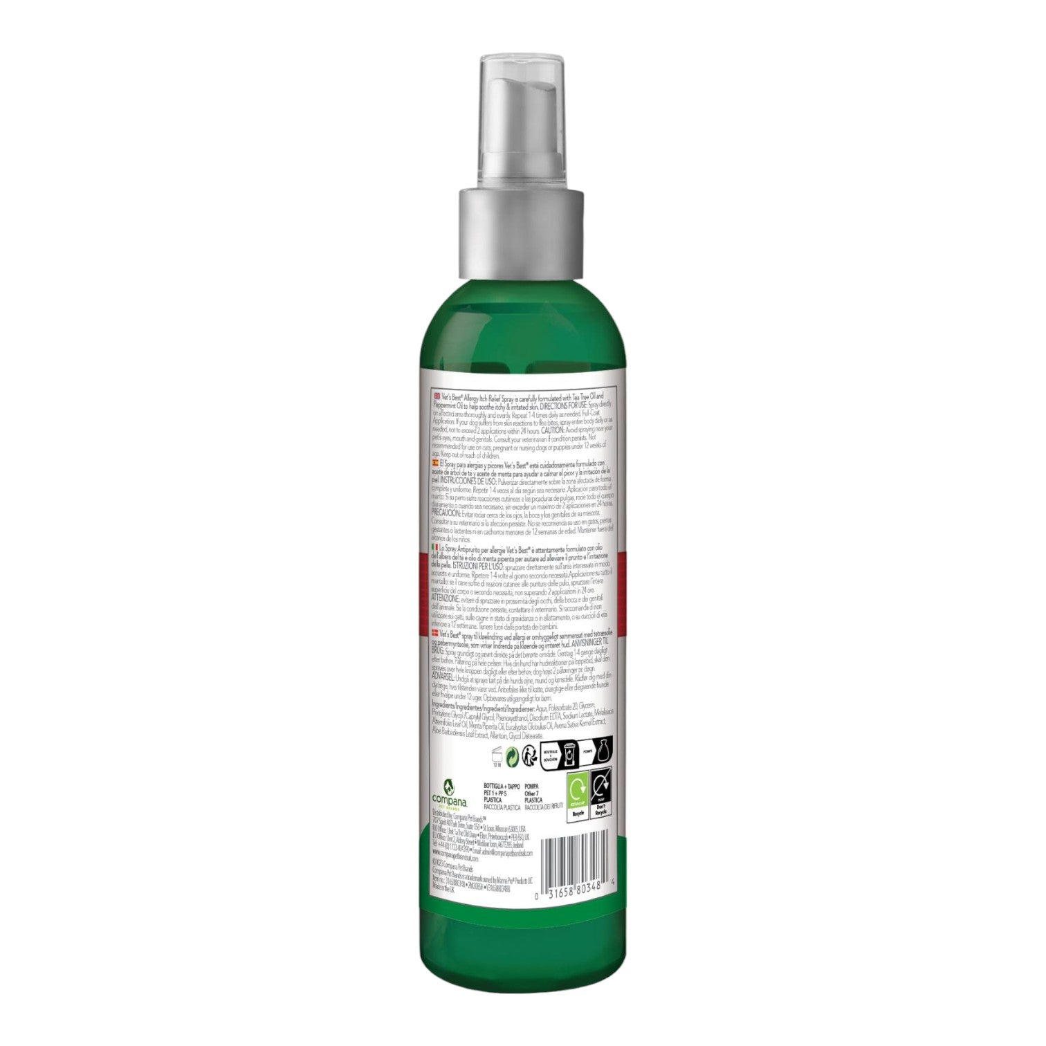 Vets Best - Allergy itch Relief Spray - 250ml.