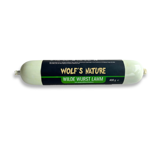 Wolf´s Nature® Foderpølse m. Lam 400g