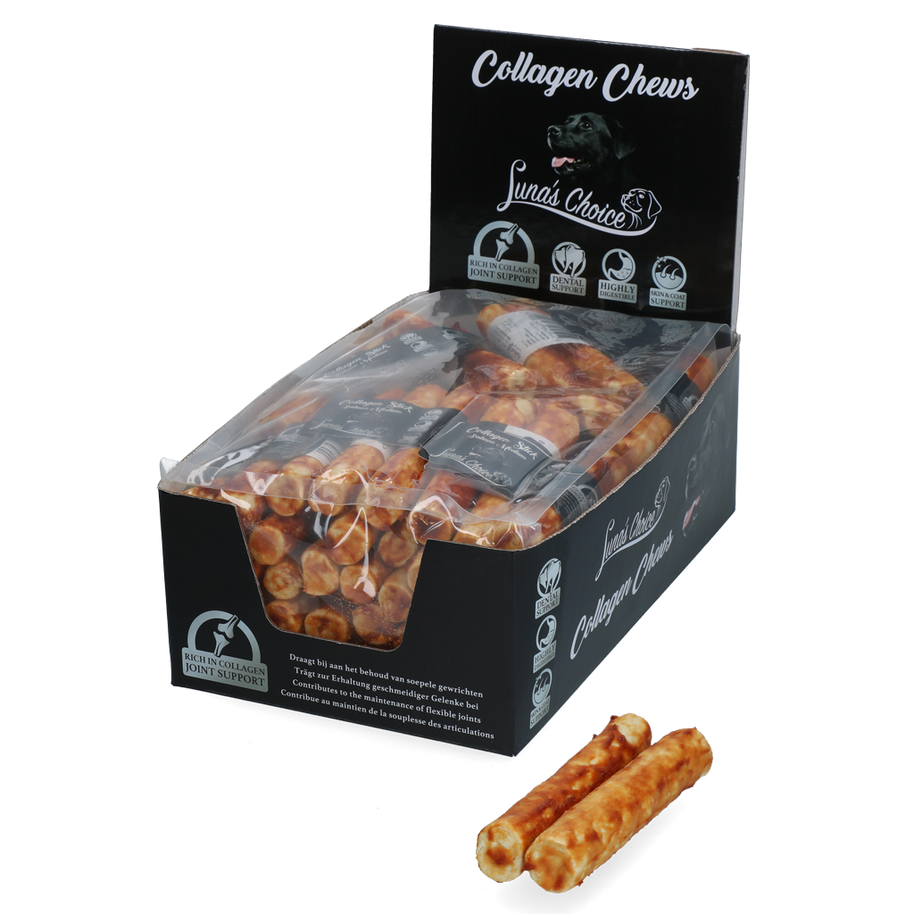 Luna's Choice - Tyggeben m. Laks & Collagen - Str. M