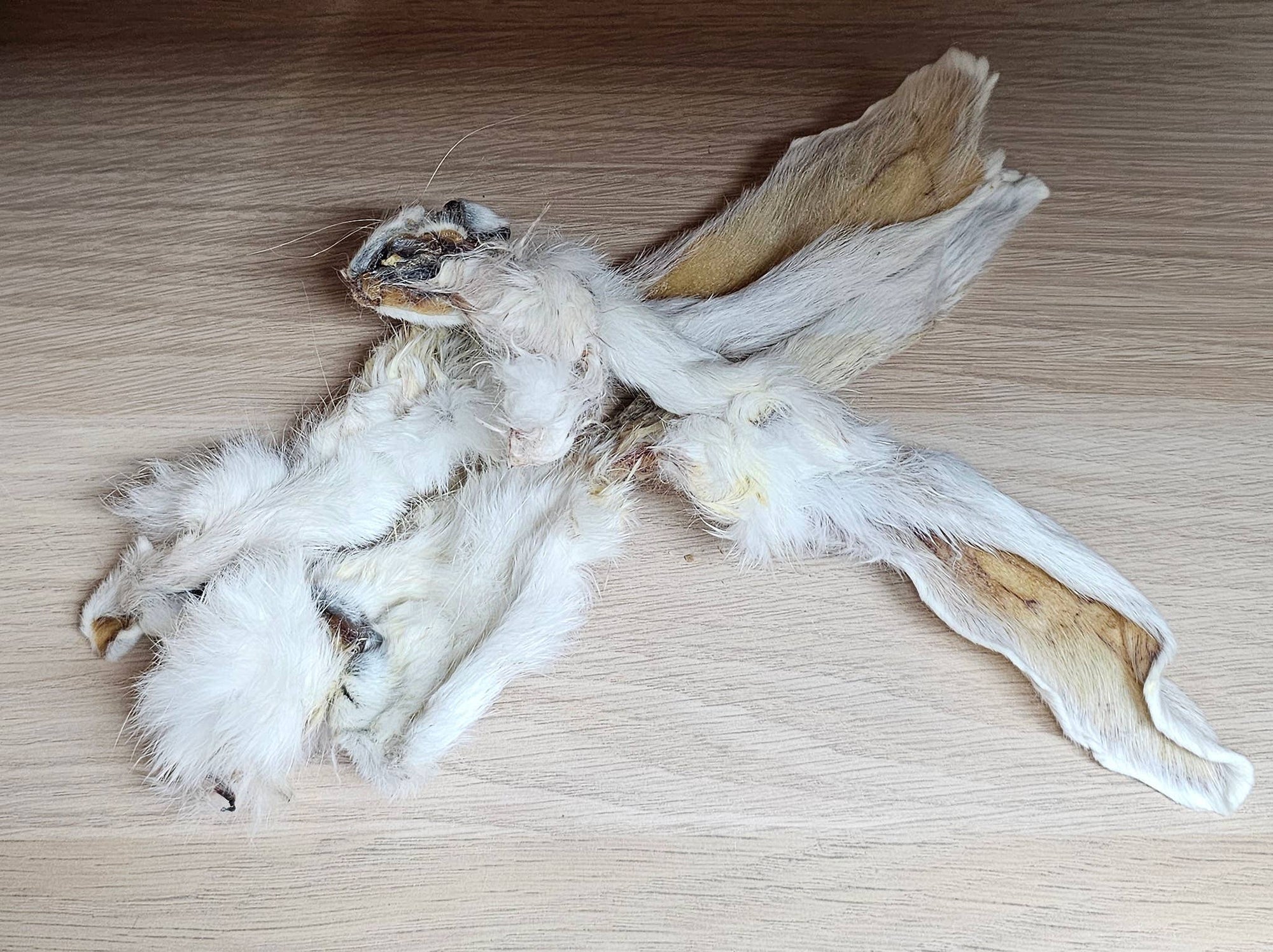 Spirit of Wild - Tyggesnack - Kaninører med pels - 100g