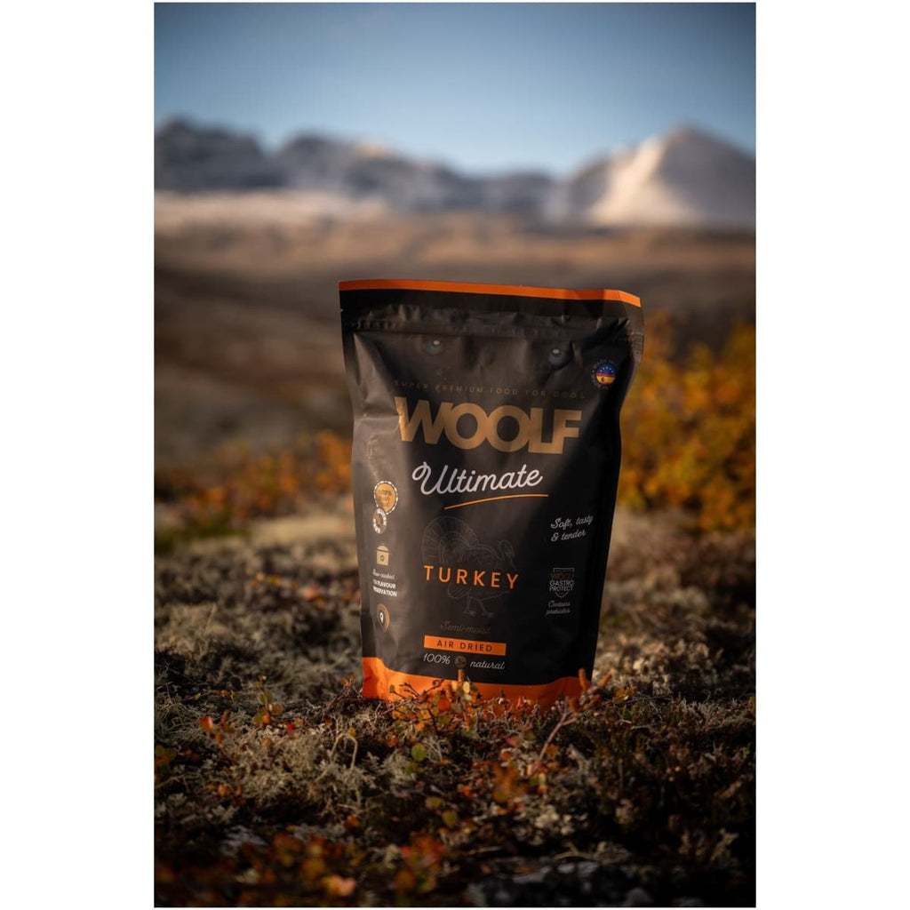 Woolf Ultimate - Lufttørret hundefoder m. Kalkun - 1kg