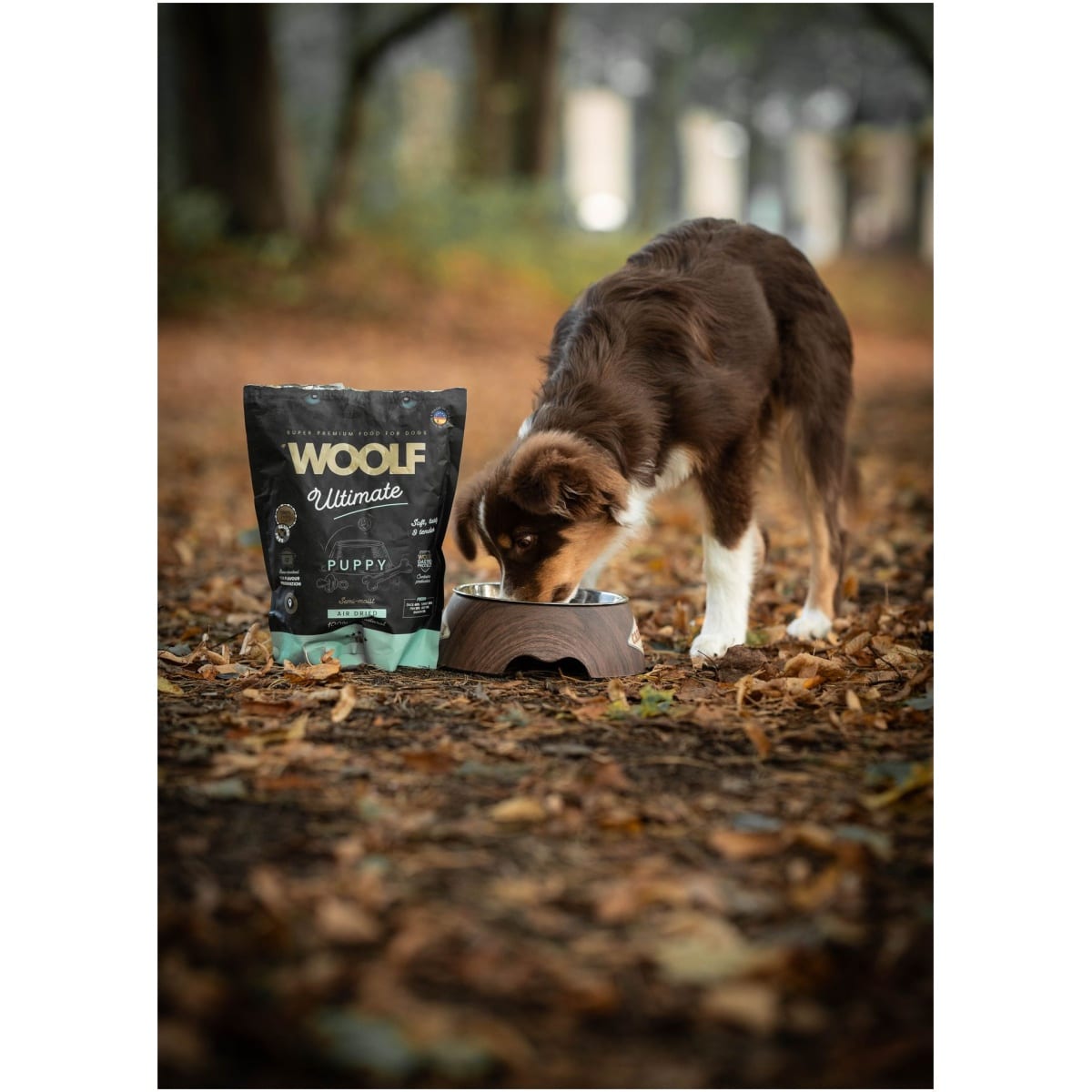 Woolf Ultimate - Lufttørret hundefoder til hvalp - 1kg