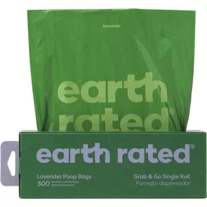 Earth Rated - Høm Høm poser - 300 stk. m. lavendel duft