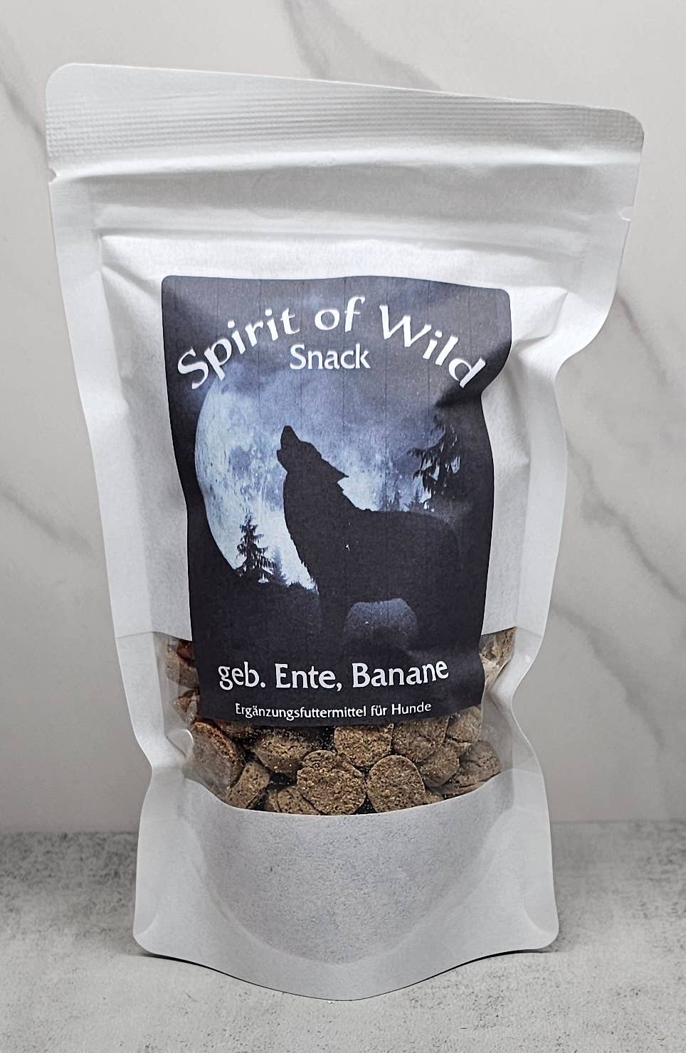 Spirit af Wild - Godbidder m. And, bagt med banan - Kornfrit - 150g