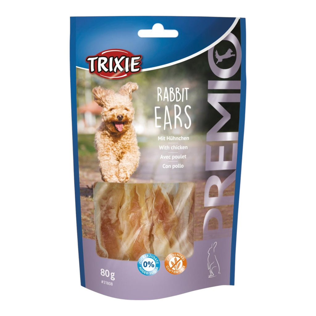 Trixie - Premio Kaninører m. Kylling 80g