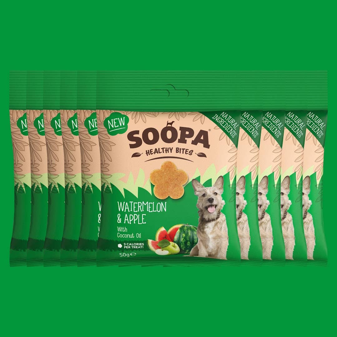 Soopa - Godbidder m. Vandmelon & Æble - 50g