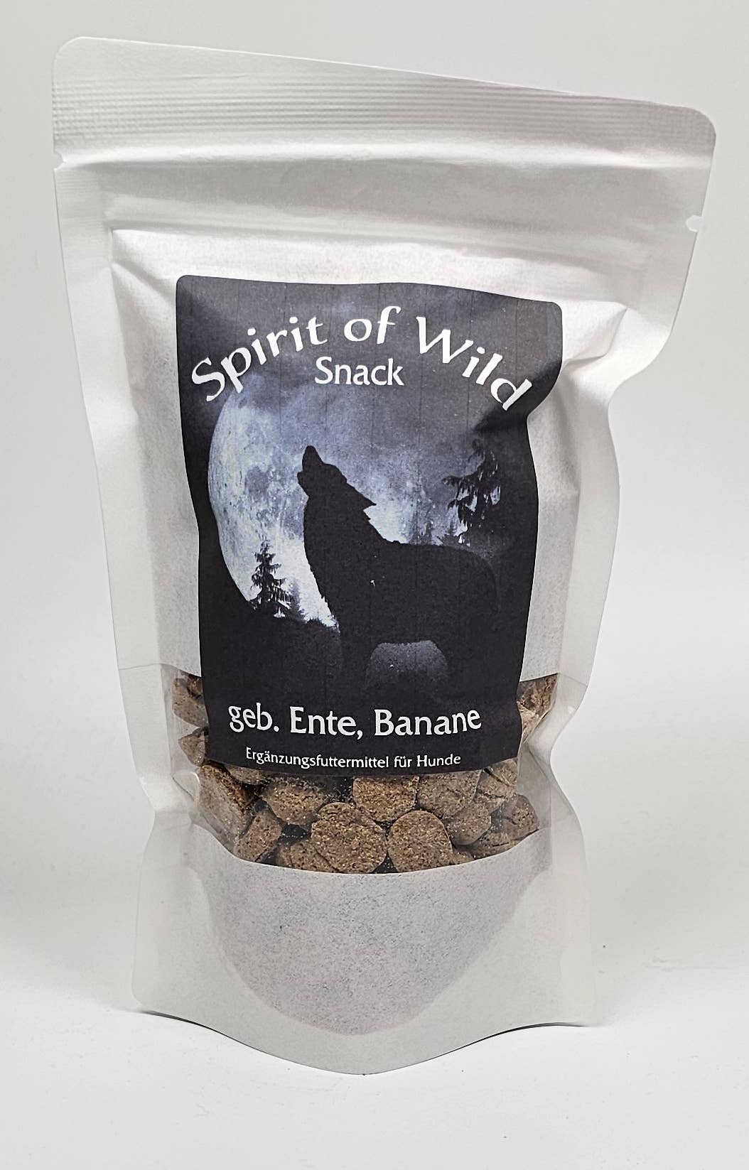 Spirit af Wild - Godbidder m. And, bagt med banan - Kornfrit - 150g