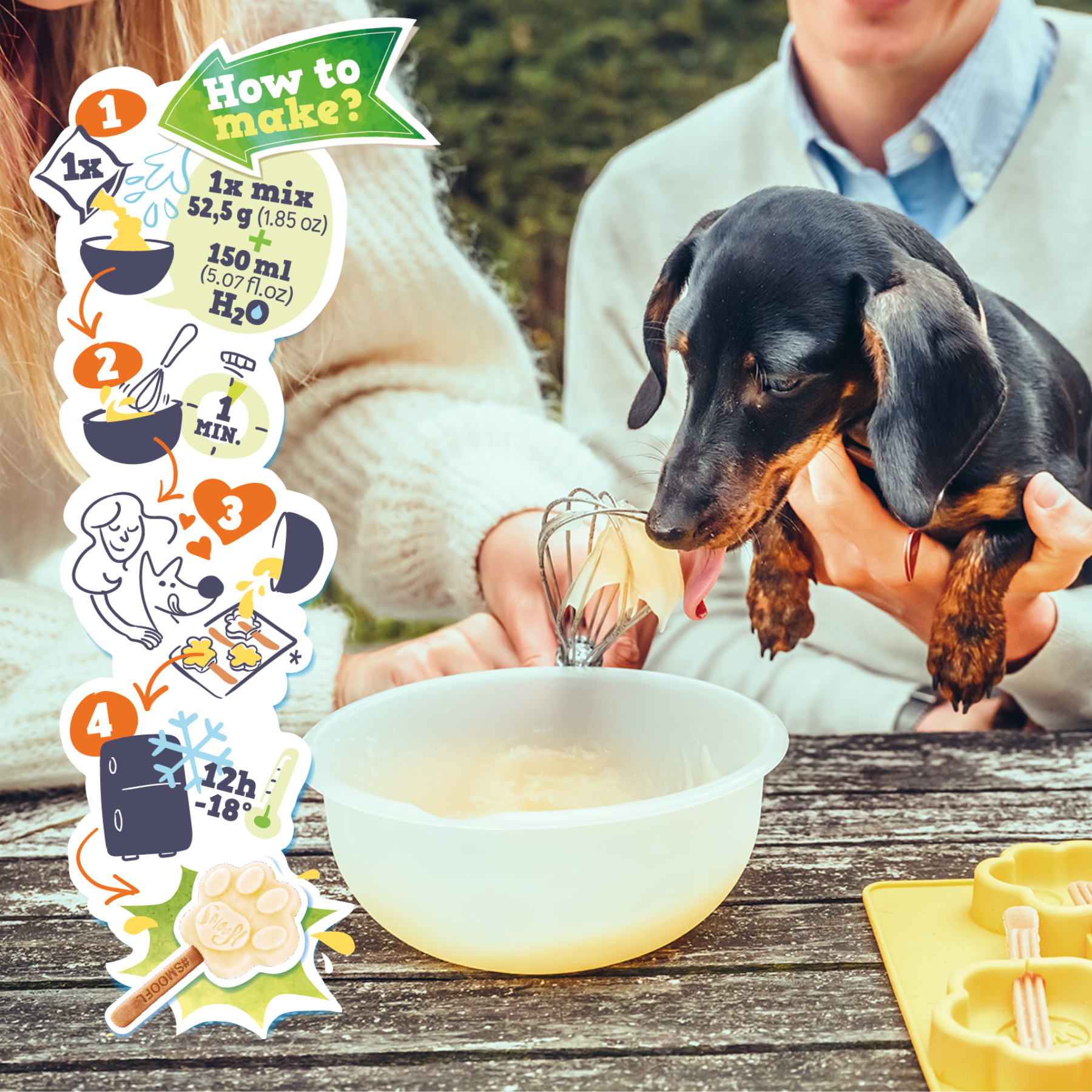 Smoofl - Starterkit til hundeis - Hvalp