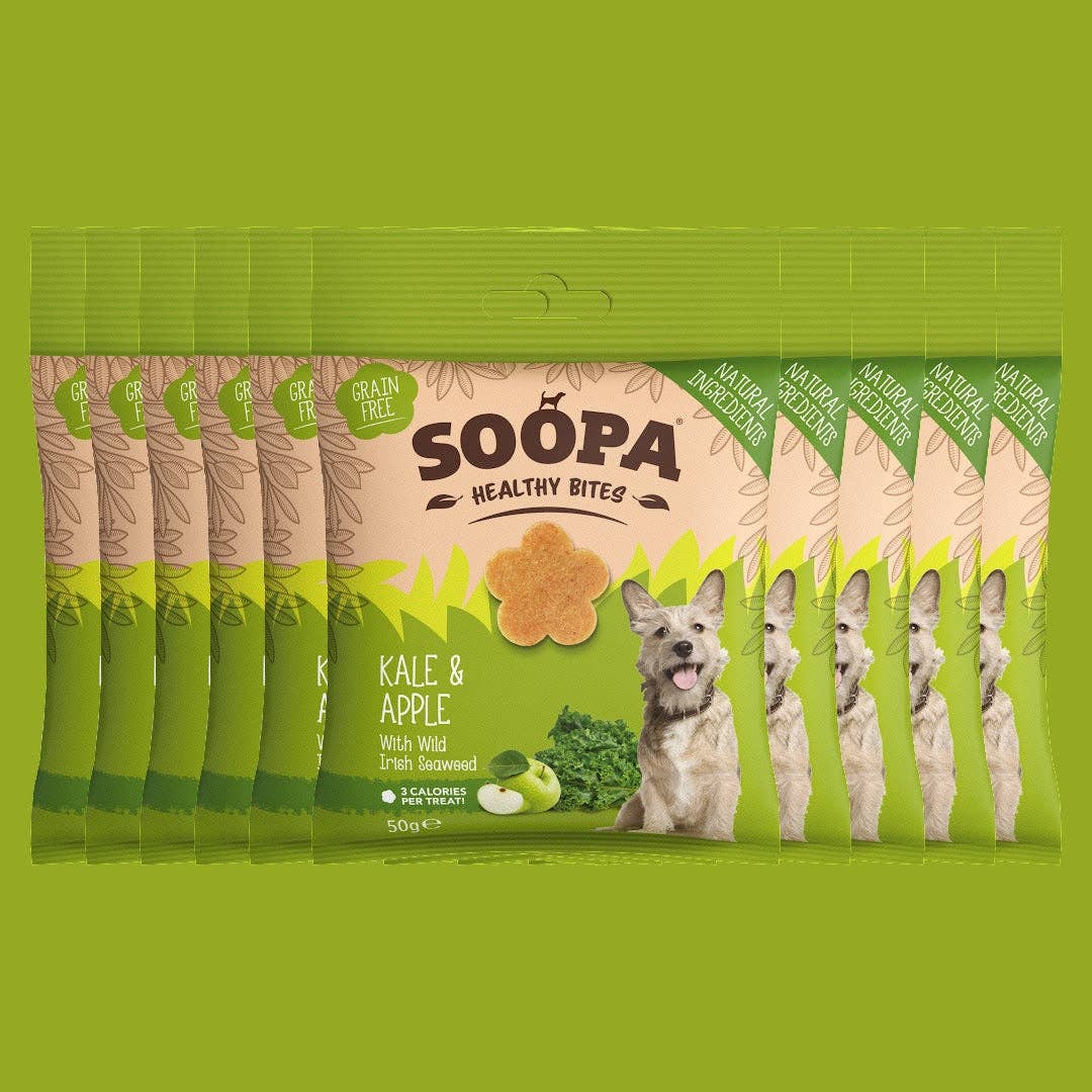 Soopa - Godbidder m. Grønkål & Æble - 50g