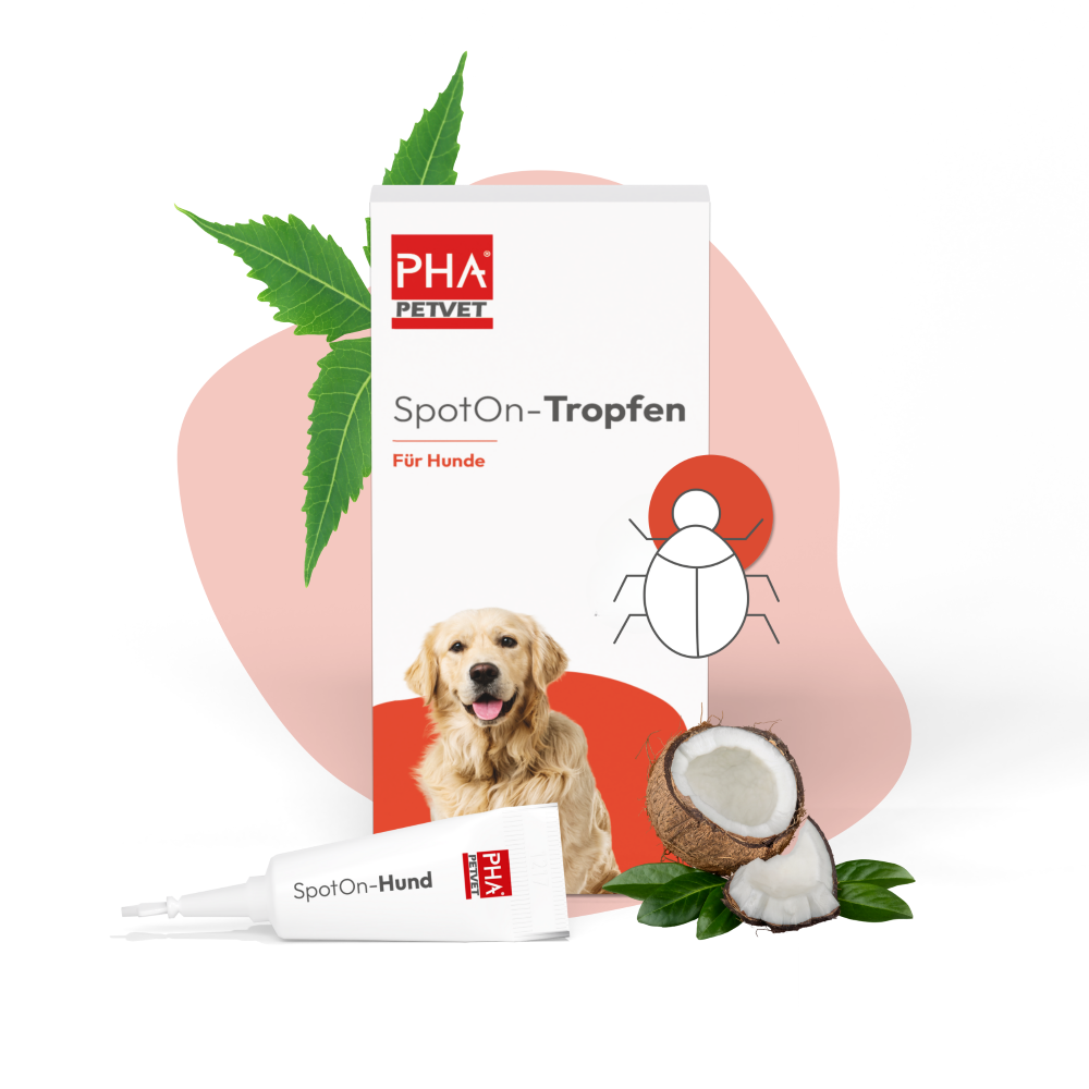 PHA - Spot-on dråber til hunde imod flåter - 2x2ml