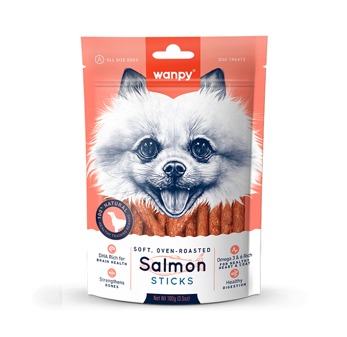 Wanpy - Lakse sticks - 100g