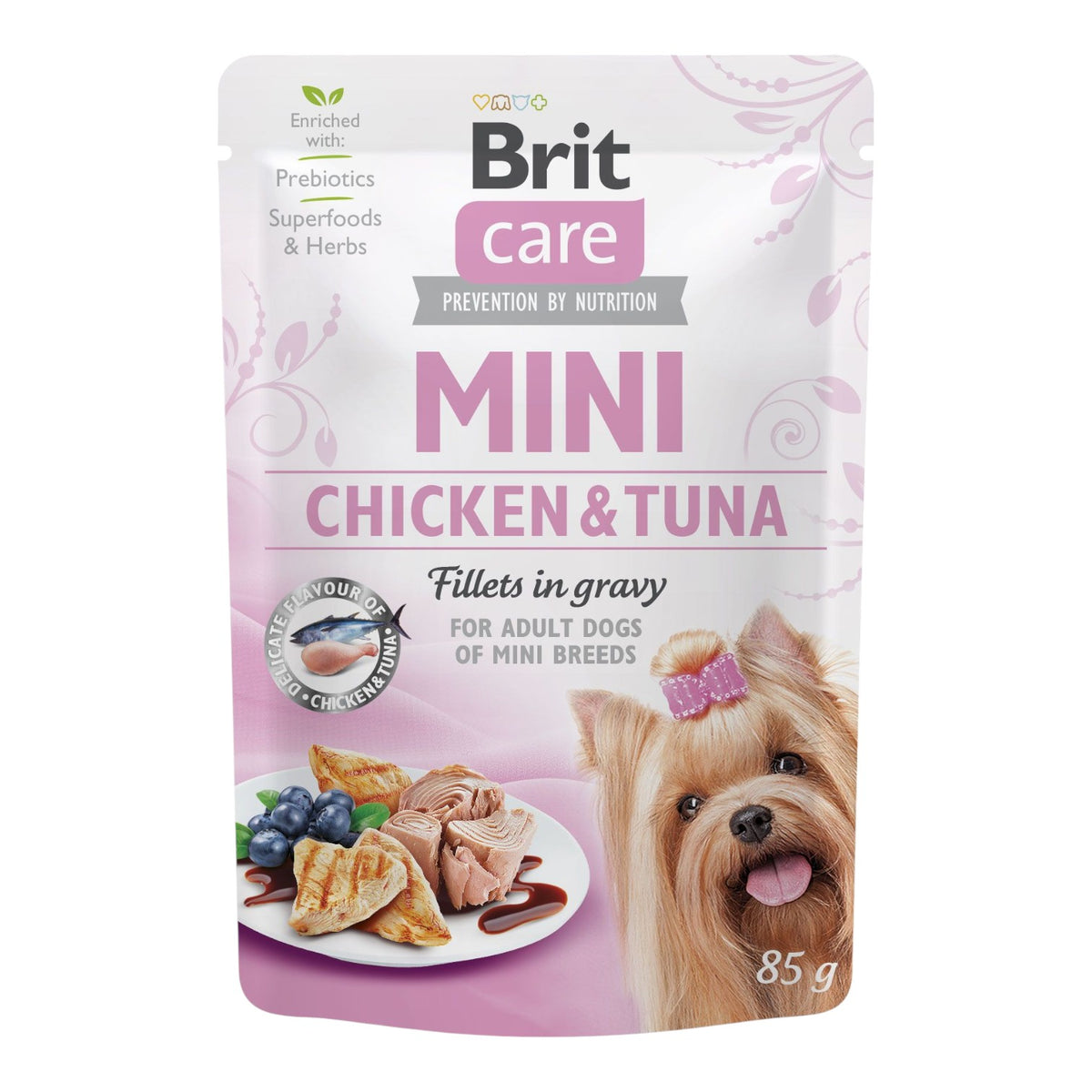 Brit Care Mini - Fileter i sovs m. Kylling & Tun - 85g