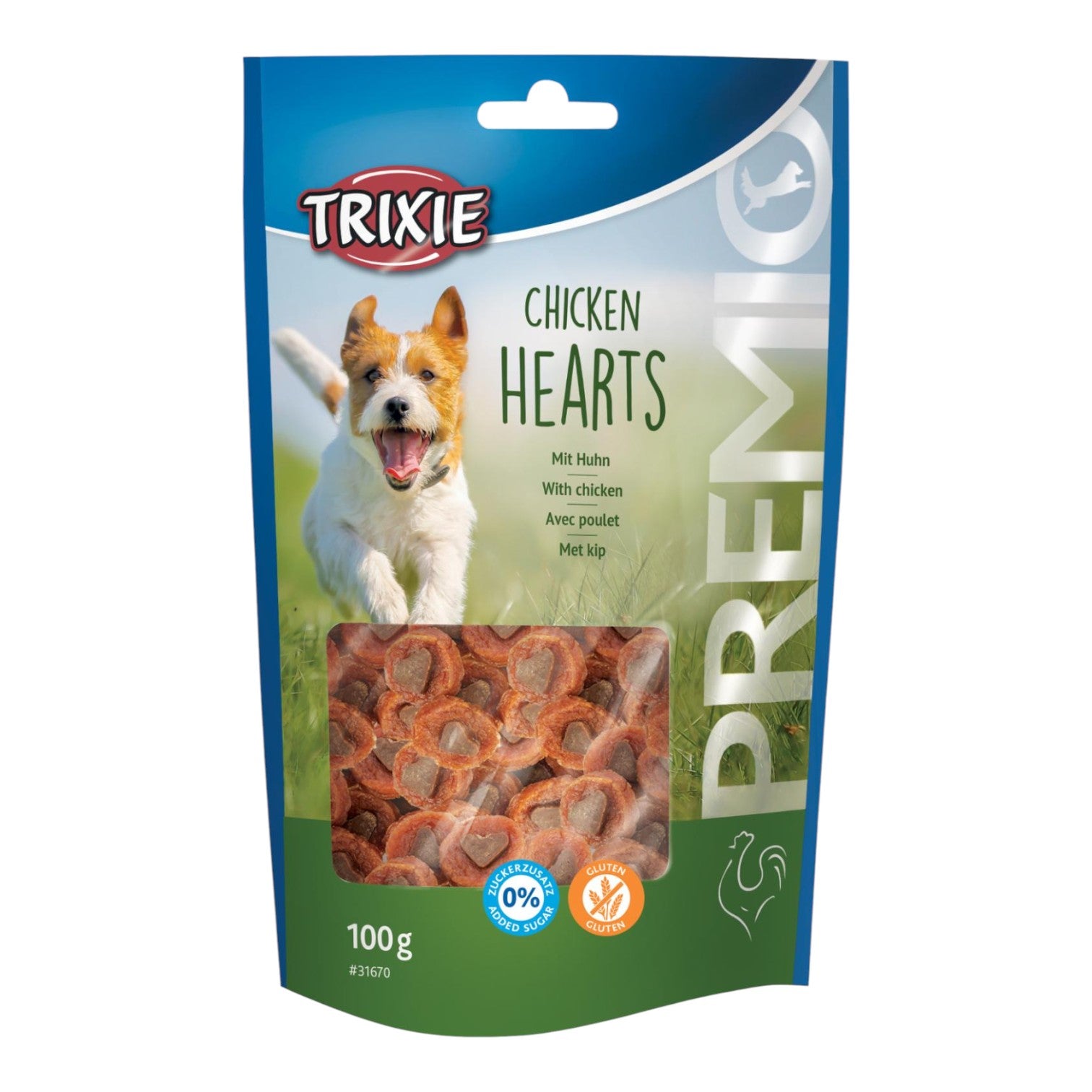Trixie - Premio - Kyllingehjerter - 100g