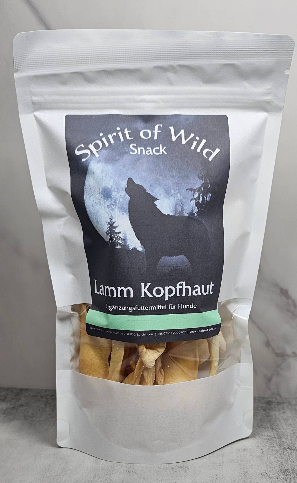 Spirit of Wild - Snack - Lamme hovedbund : 100g