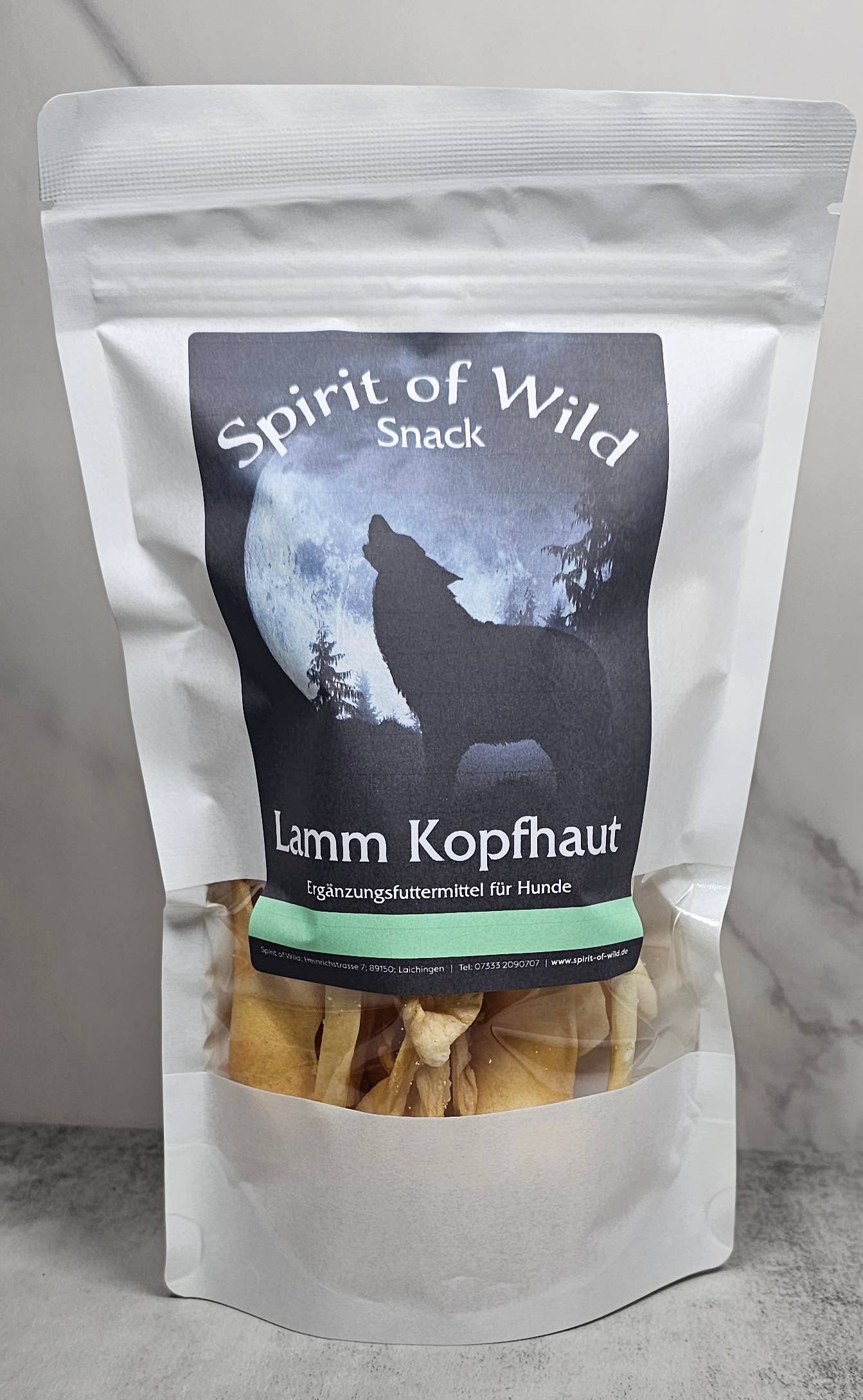 Spirit of Wild - Snack - Lamme hovedbund : 100g
