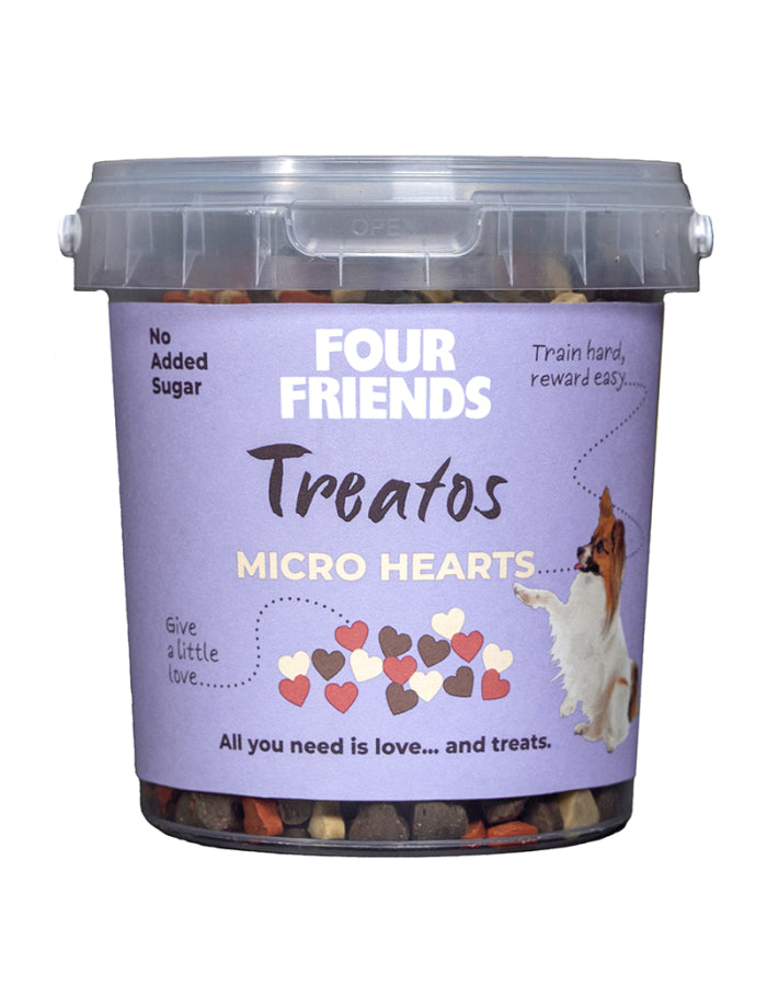 Four Friends - Treatos Micro Hearts - 500g