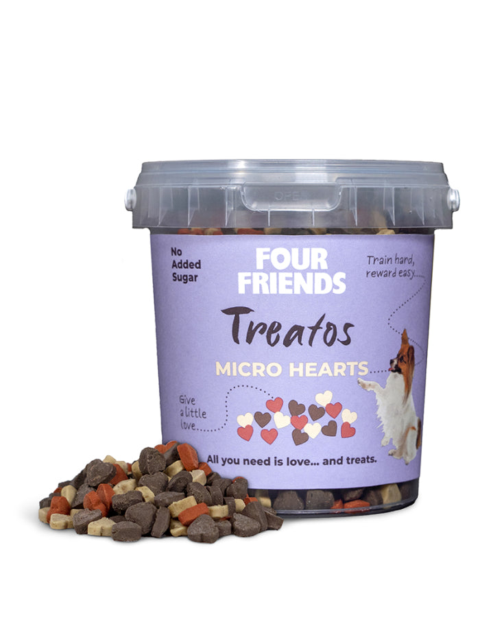 Four Friends - Treatos Micro Hearts - 500g