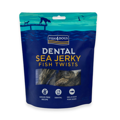 Fish4Dogs - Dental Sea Jerky - Fiske Twists - 100g