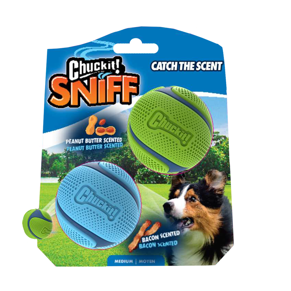 Chuck'it - Sniff Fetch Ball Duo - M - 2-pak