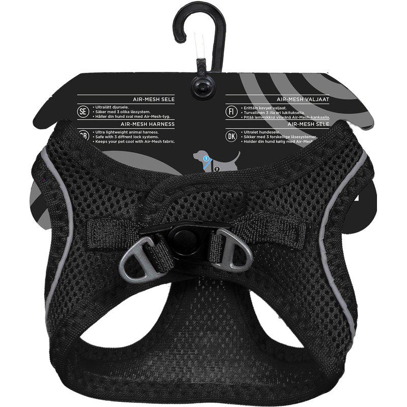 Ozami Air-mesh hundesele - Sort