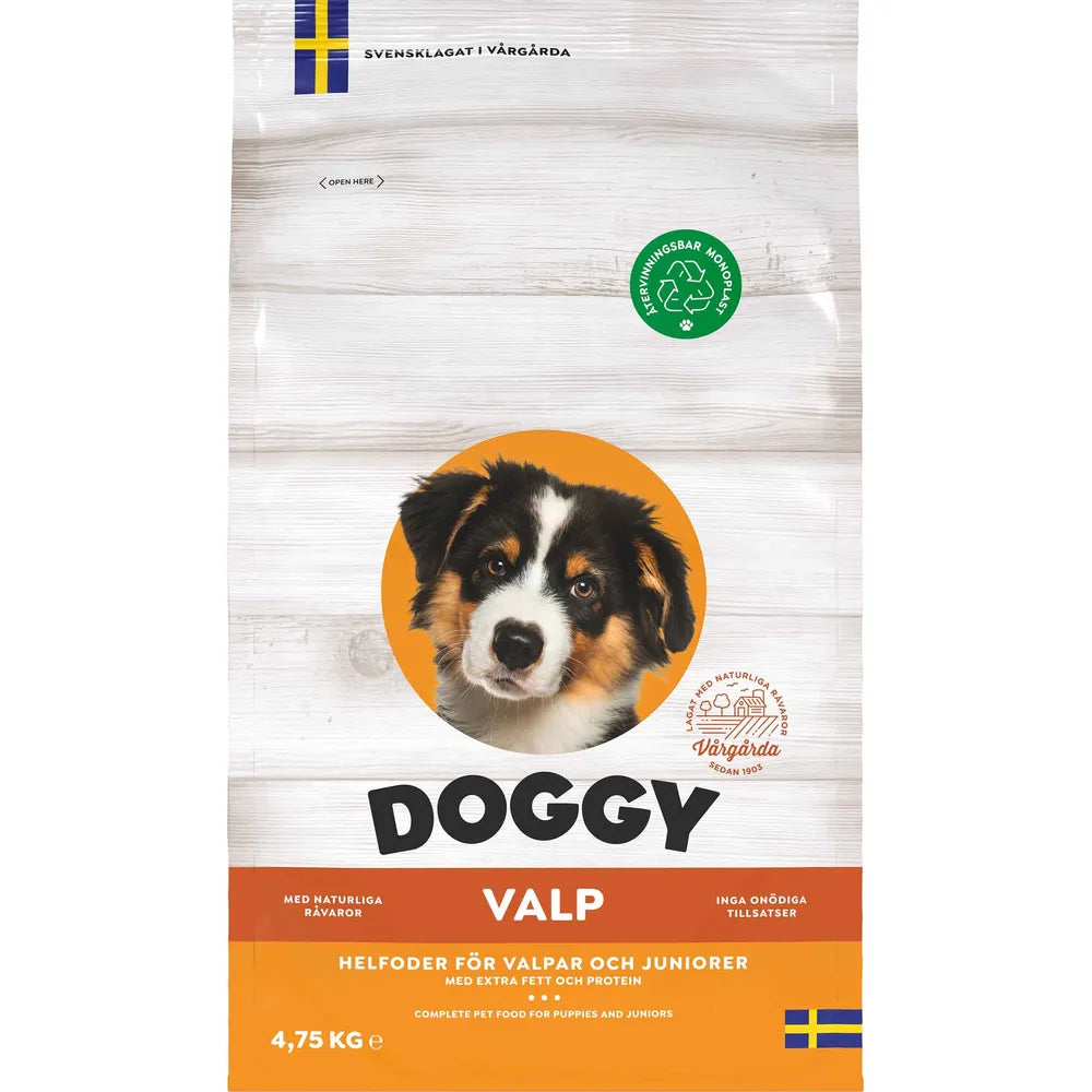 Doggy - Tørfoder - Hvalp - 4,75kg.