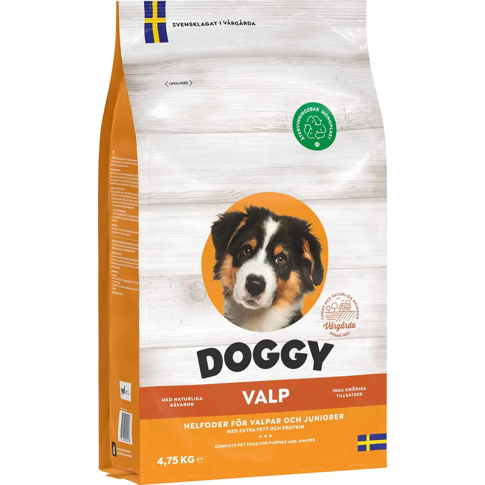 Doggy - Tørfoder - Hvalp - 4,75kg.