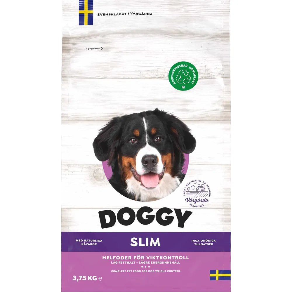 Doggy - Tørfoder - Slim - 3,75kg.