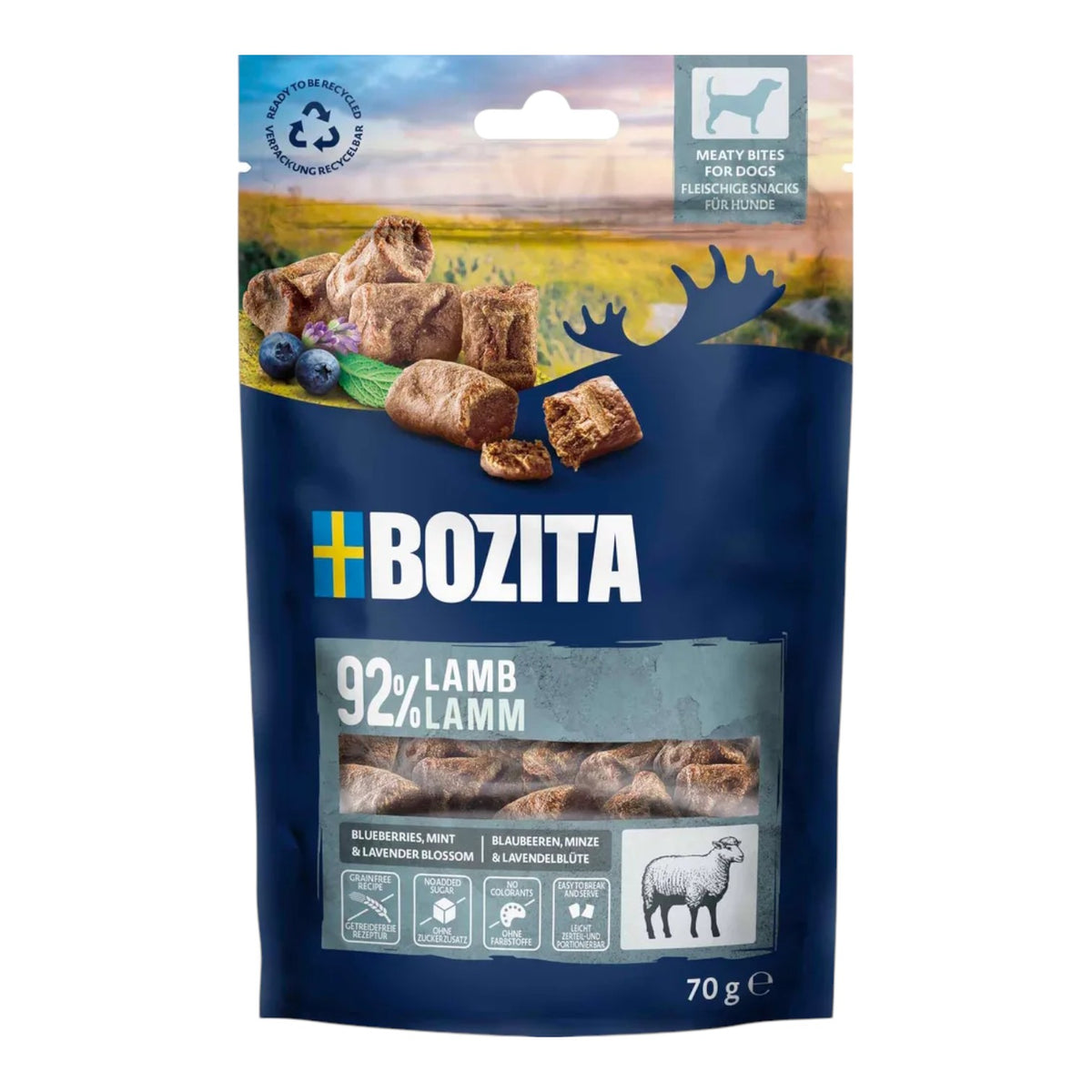 Bozita - Kød snacks m. Lam - 70g