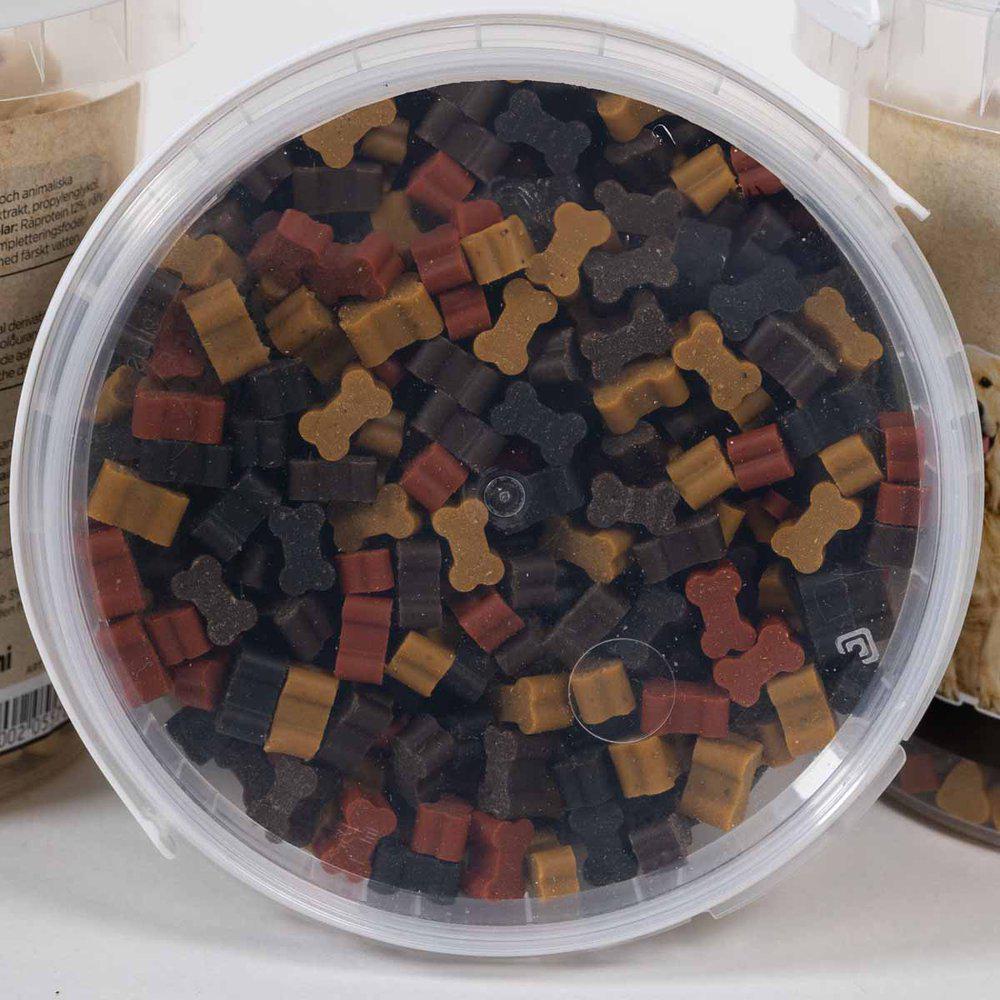 Ozami - Bløde godbidder – Med Kylling, Lam, Laks & Oksekød 500g.