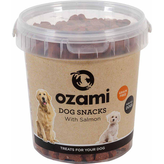 Ozami - Bløde godbidder – Kødben m. Laks KORNFRI - 500g.