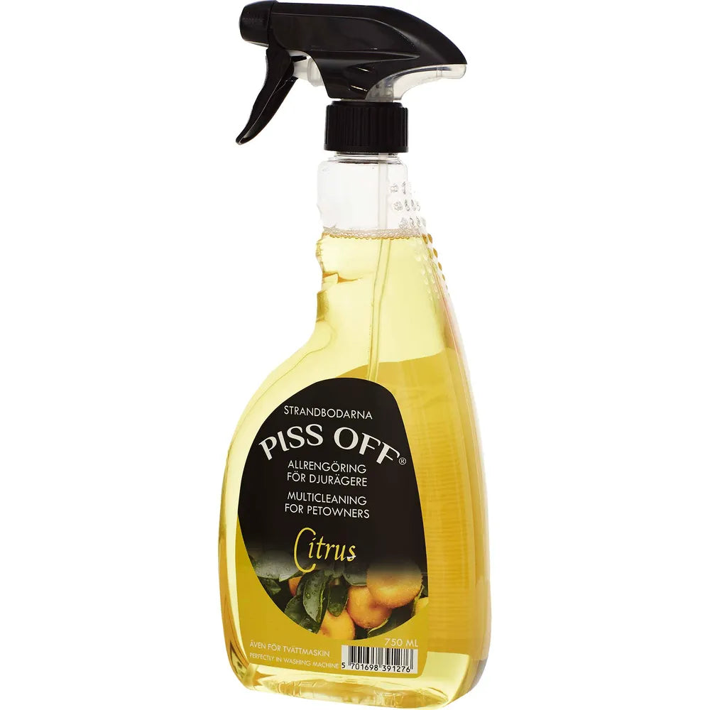 Piss Off – Spray til fjernelse af dyreurin og lugt – Citrus - 750 ml