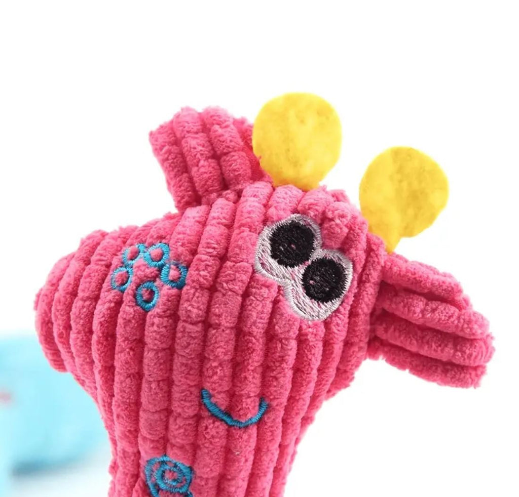 Hundebamse - Rensdyret Rita - Lyserød m. piv