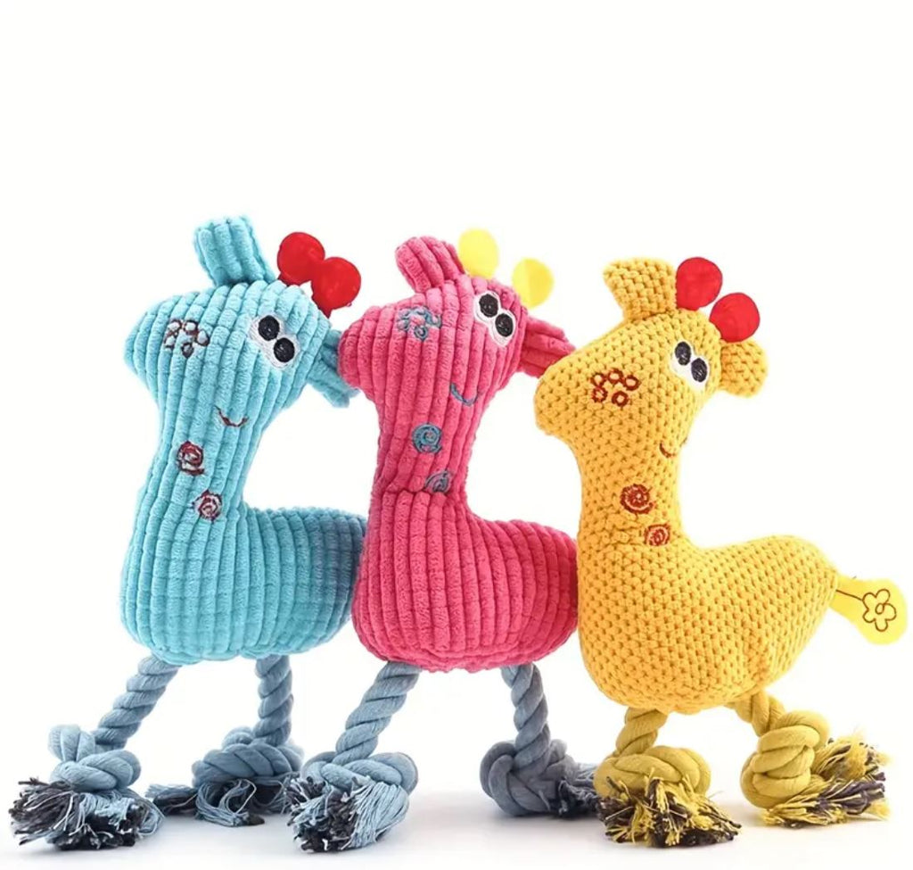 Hundebamse - Rensdyret Rita - Lyserød m. piv